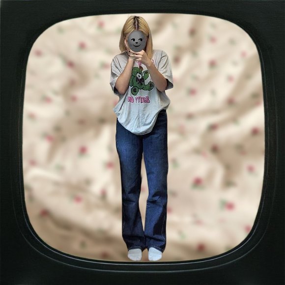 Nwot Agolde medium wash 90's straight leg fit jeans - Picture 4 of 5